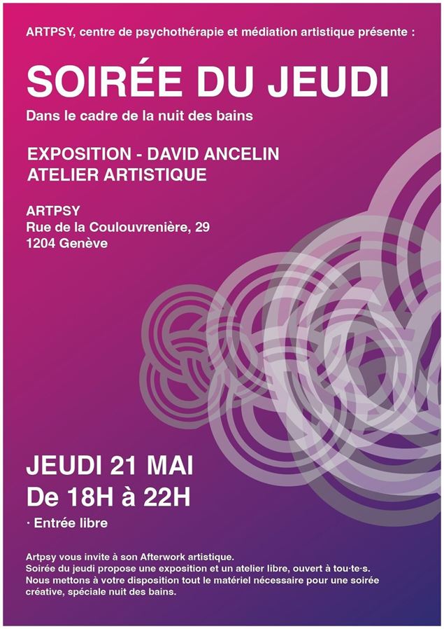 SOIREE DU JEUDI - ARTPSY