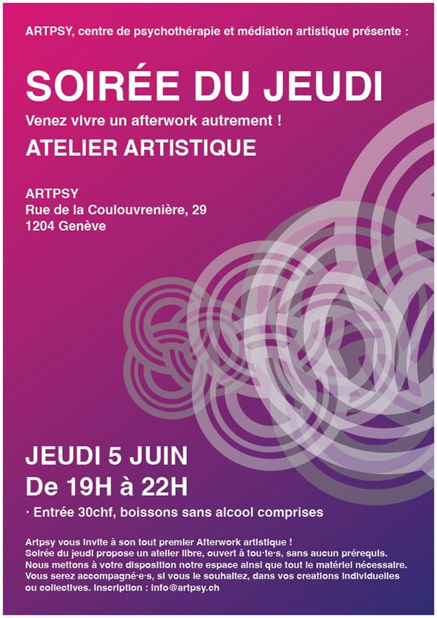 SOIREE DU JEUDI - ARTPSY