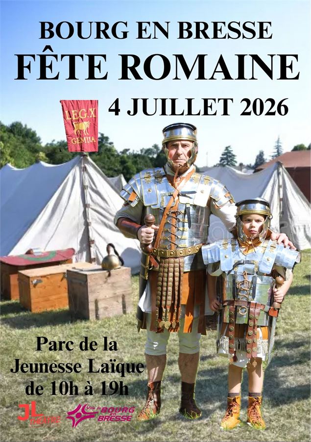 Fête romaine Bourg en Bresse 04 07 2026 - Jeunesse Laïque