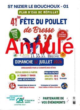 Affiche Annulée - ©Comité des fêtes de St Nizier le Bouchoux