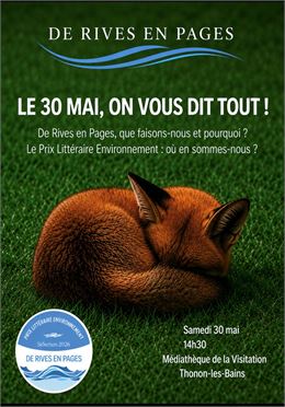 Affiche de l'événement - De Rives en Pages