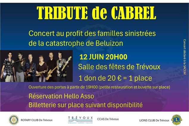 Tribute de Cabrel - DR