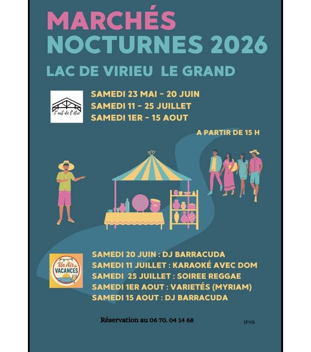 Marchés nocturnes_Virieu-le-Grand - L'Art de l'Etre