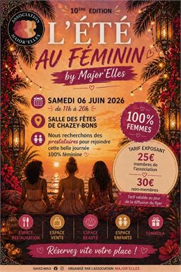 Salon 100 filles "L'été au féminin"_Chazey-Bons - Major Elles
