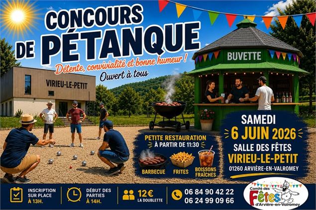 Concours de pétanque à Virieu le Petit_Arvière-en-Valromey - Comité des fêtes