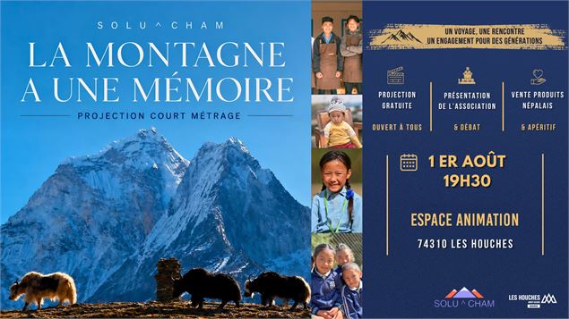 Projection - La Montagne a une Mémoire_Les Houches