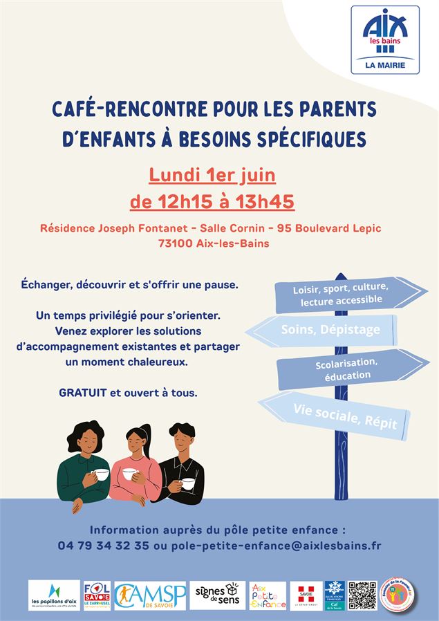 Café - rencontre pour les parents d'enfants à besoins spécifiques - OK