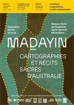 Exposition - madayin - peinture aborigène d’Australie_Saint-Gervais-les-Bains - Perluette & Beaufixe