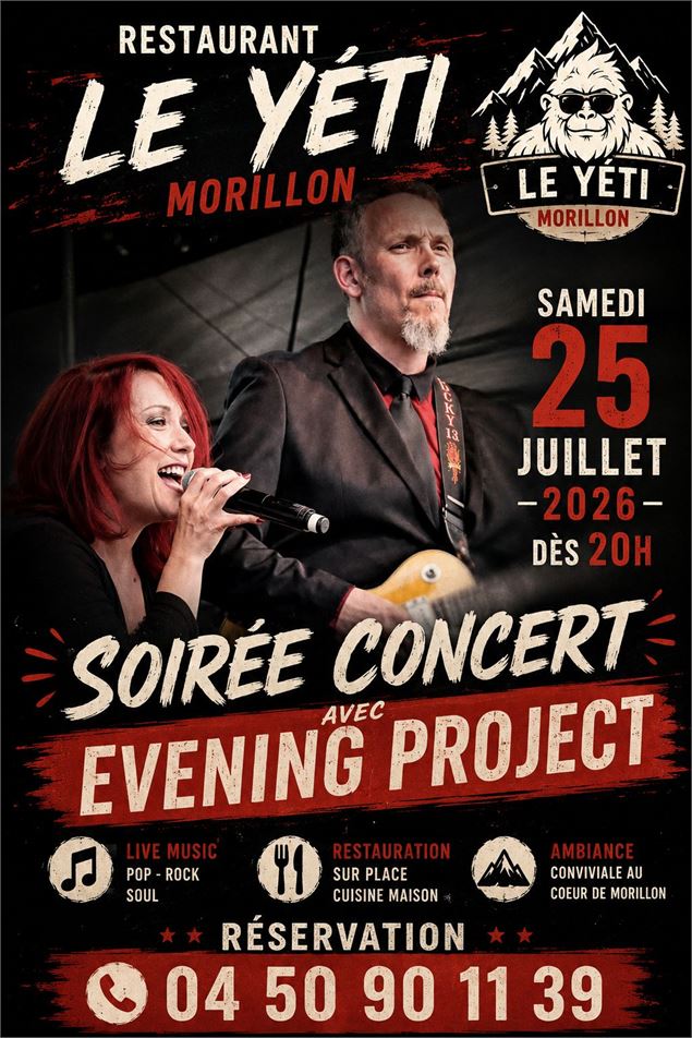 Affiche Evening Project - Le Yété