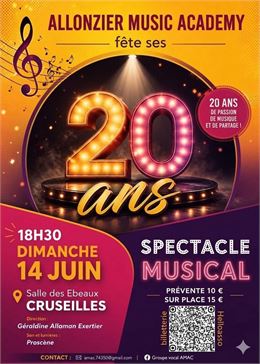 Les 20 ans de l’AMAC - Allonzier Music ACademy