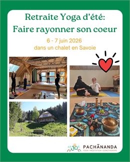 Stages Yoga d'été - Faire rayonner son Cœur