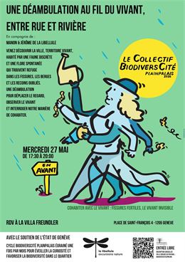 Une déambulation au fil du vivant, entre rue et rivière - RAFRAF