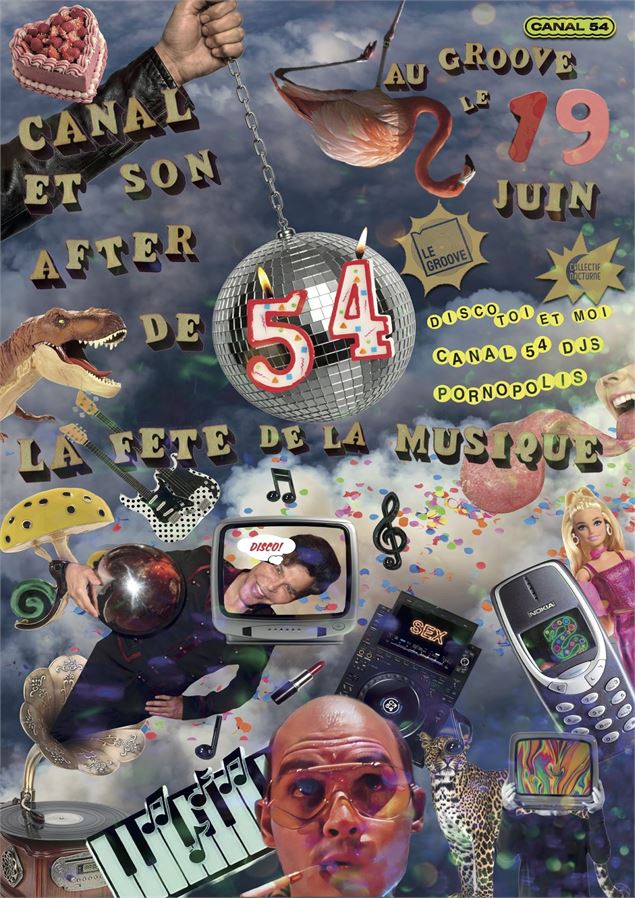 CANAL 54 ET SON AFTER DE LA FETE DE LA MUSIQUE - Fred Gisimundo