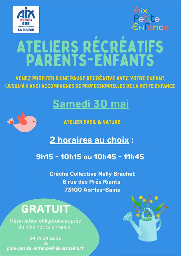 Ateliers Recréatifs parents - enfants - OK