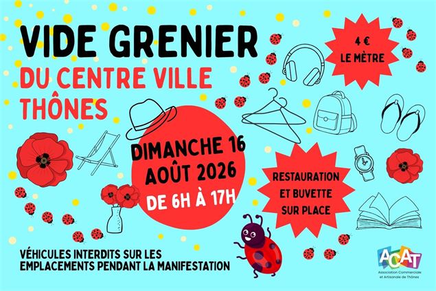 Vide-greniers des commerçants_Thônes - ACAT