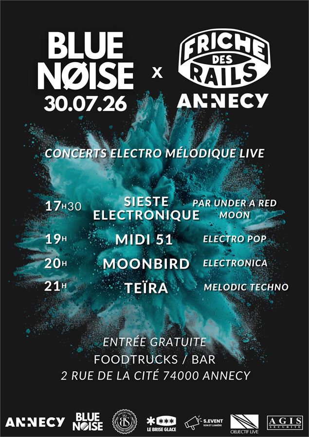 Concert : Blue Noise - Friche des Rails_Annecy - blue noise