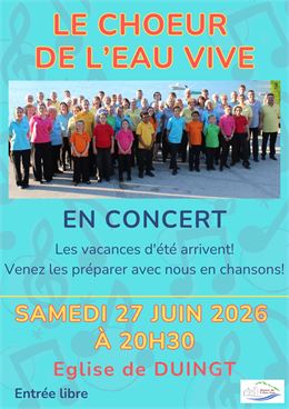 Concert de l'été du choeur de l'eau vive_Duingt