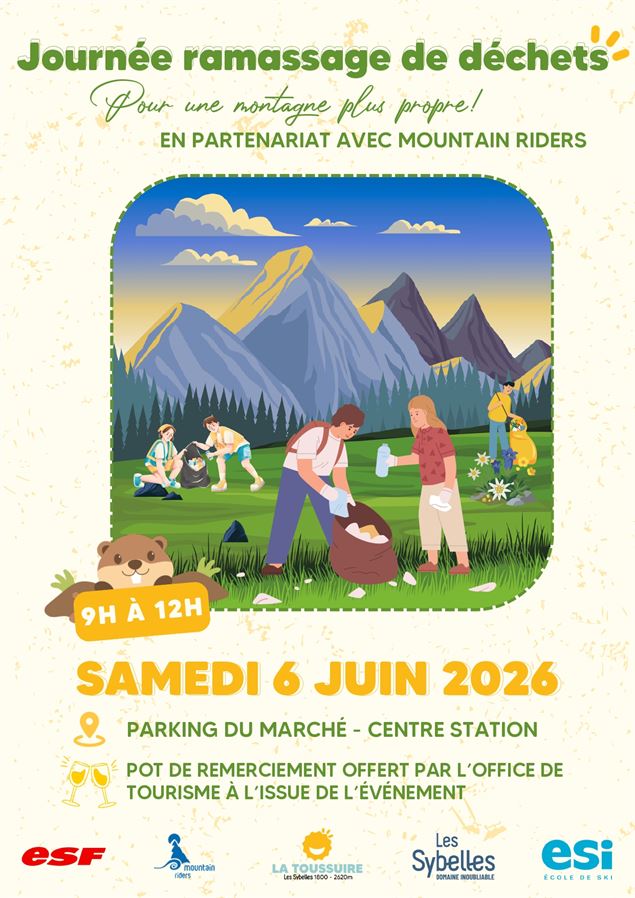 Journée ramassage de déchets_La Toussuire