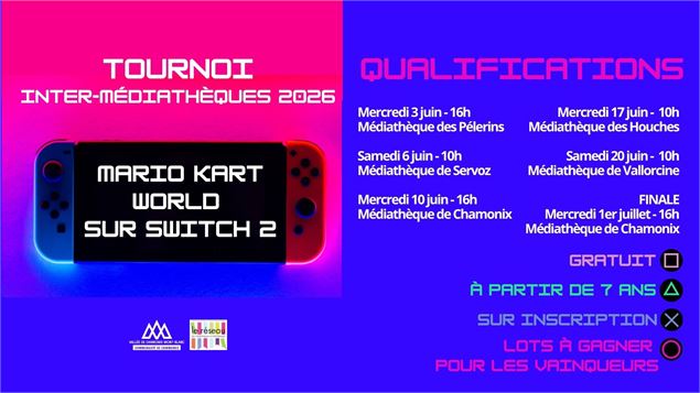 Tournoi inter-médiathèques de jeux vidéo_Chamonix-Mont-Blanc