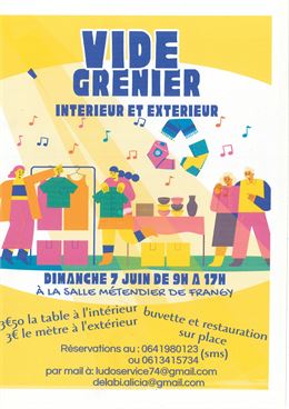 Vide grenier - Les Frangypanes