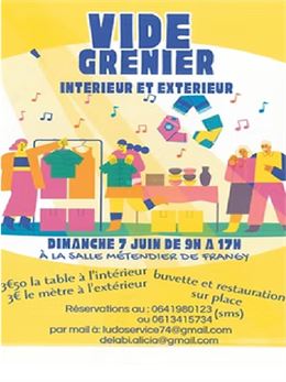 Vide greniers - Les Frangypanes