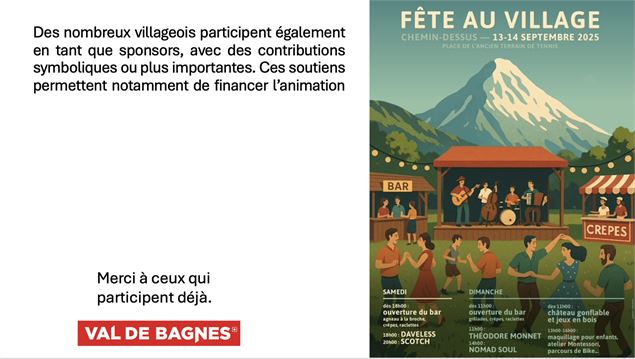 Fête au village de Chemin - Fête au village de Chemin