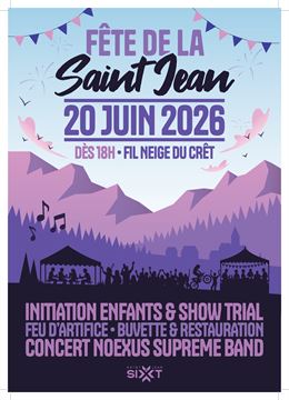 des montagnes avec des gens qui dansent - Comité de la Saint Jean