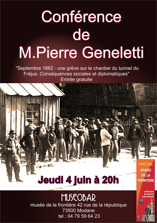 Affiche de la conférence sur septembre 1862 - Museobar