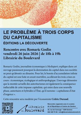 Le problème à trois corps du capitalisme - DR