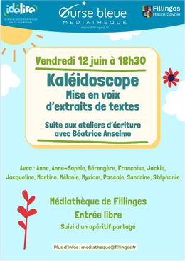 Restitution orale des ateliers d'écriture de Béatrice Anselmo_Fillinges - Service communication Mair