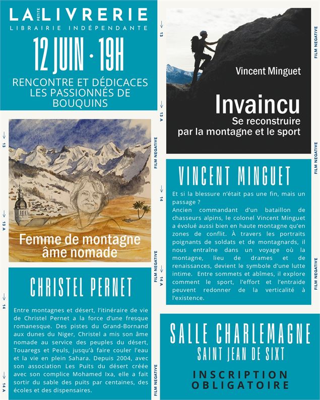 affiche de la dédicace et rencontre - La petite livrerie