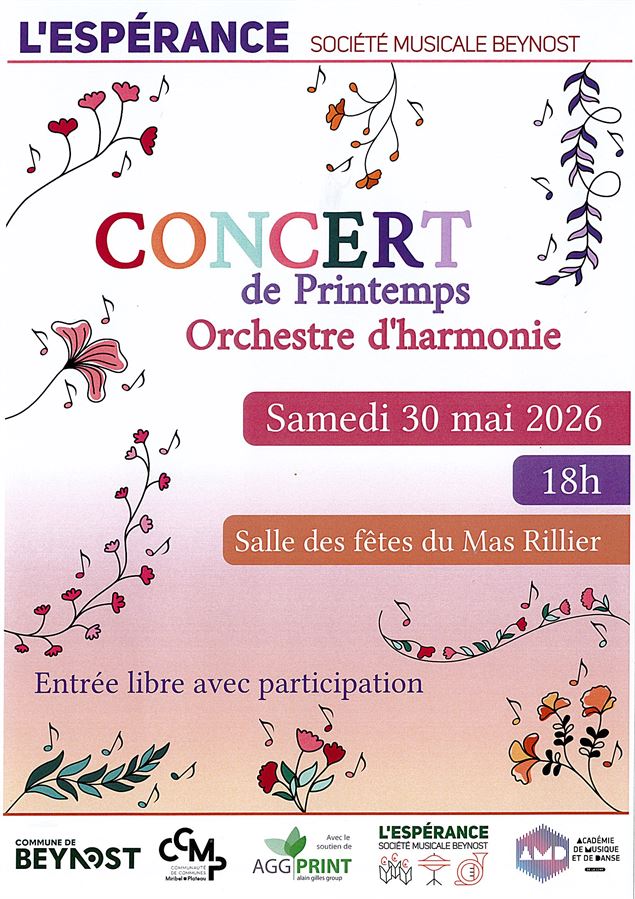 Concert de Printemps - l'association L'Espérance de Beynost
