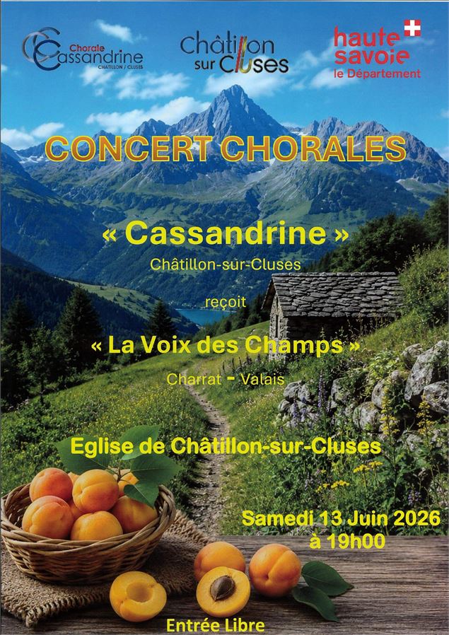 Concert des chorales - Cassandrine