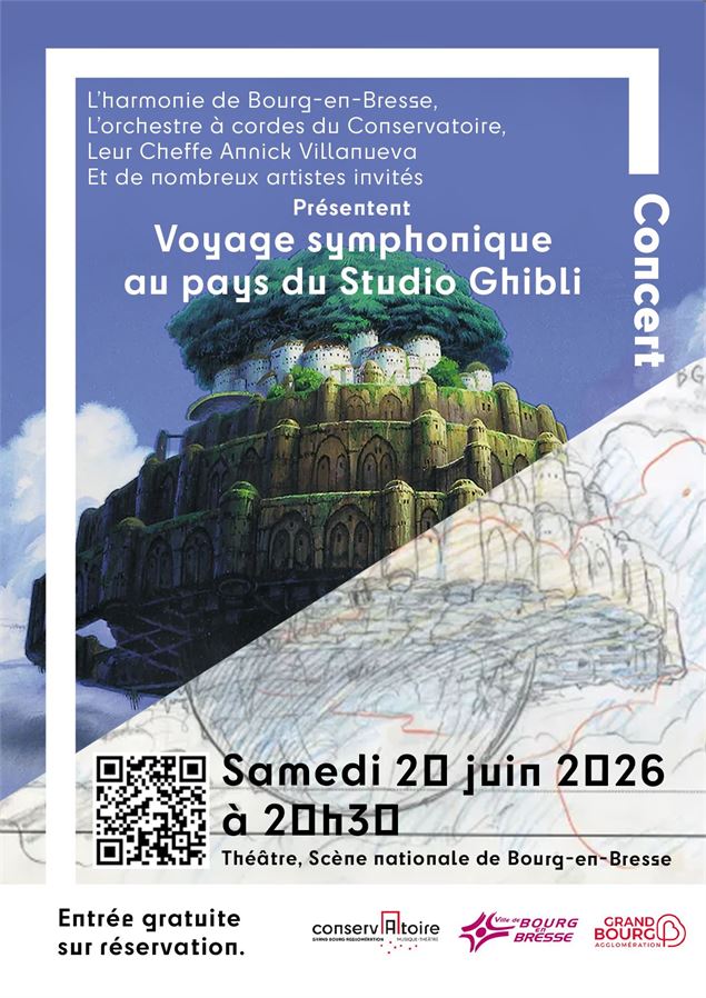 Voyage symphonique au pays du Studio Ghibli - @harmoniedeBourg