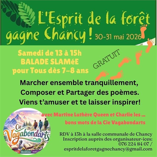 Balade slamée à Chancy - CC