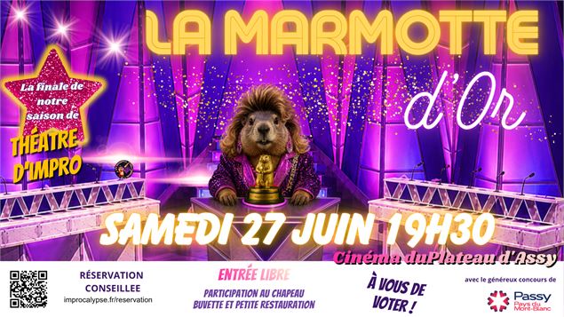 La Marmotte d'Or - Spectacle de théâtre d'impro - Les Marmottes de l'Improcalypse