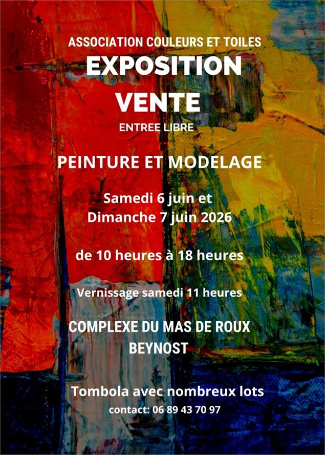 Exposition de peinture et modelage - Couleurs et Toiles