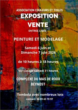 Exposition de peinture et modelage - Couleurs et Toiles