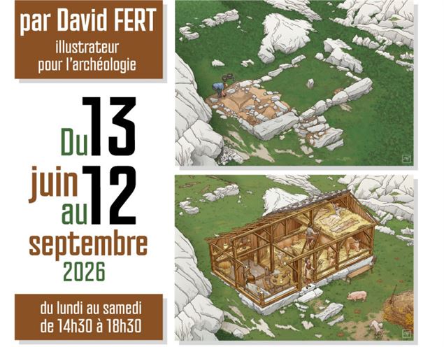 Expo temporaire « DE LA FOUILLE AU DESSIN »_Faverges-Seythenex - David Fert
