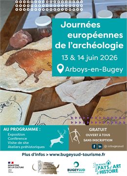 Exposition sur la Préhistoire dans l’Ain et le Jura méridional - Journées européennes de l'archéolog