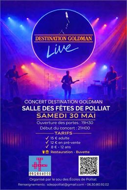 Affiche concert - ©Sou des Écoles de Polliat