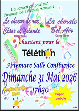 Concert en faveur du Téléthon_Artemare - Association Téléthon Artemare