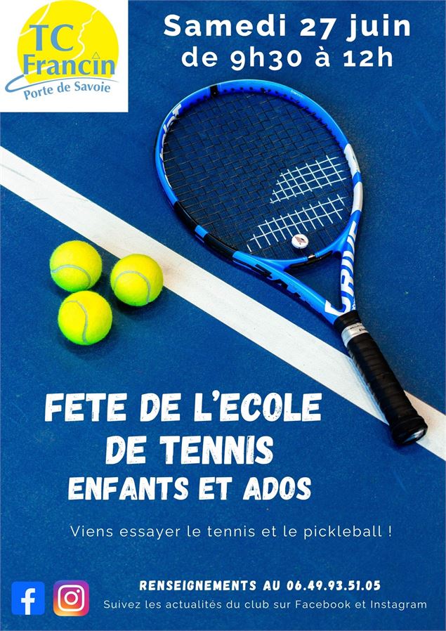 Fête de l'école de Tennis de Francin