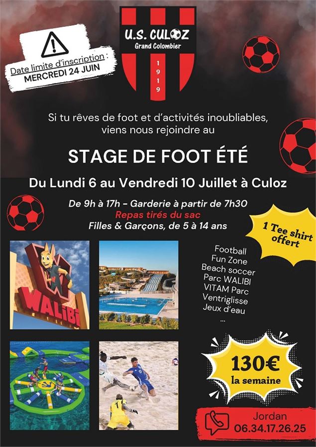 Stage de foot d'été_Culoz-Béon - US Culoz Grand Colombier