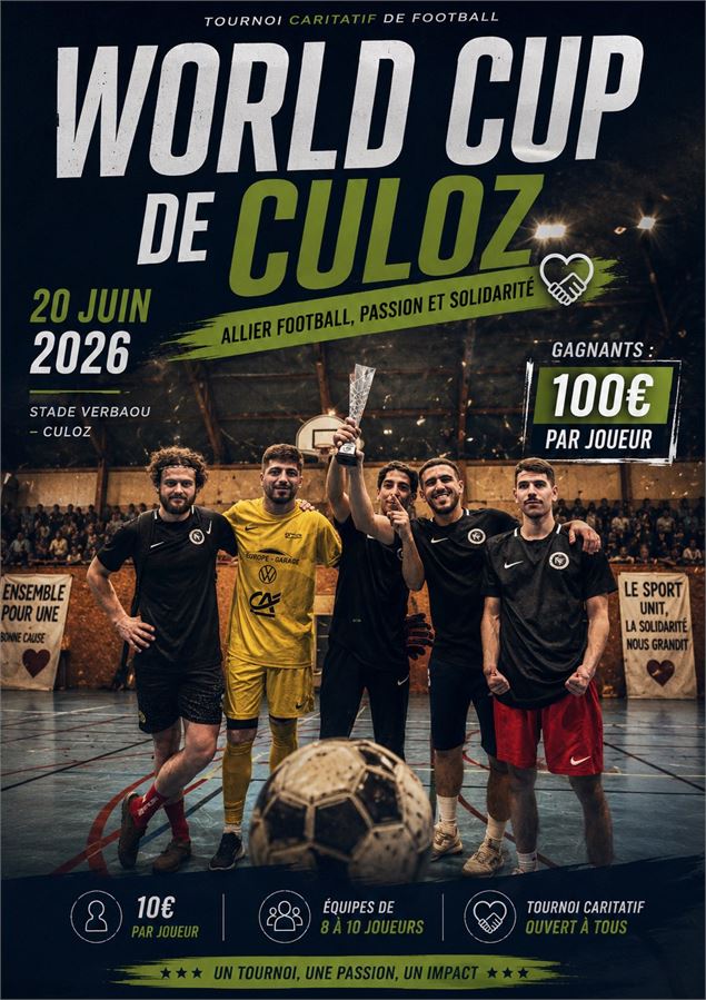 World Cup de Culoz : tournoi caritatif de football_Culoz-Béon