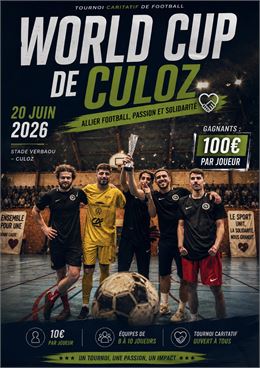 World Cup de Culoz : tournoi caritatif de football_Culoz-Béon