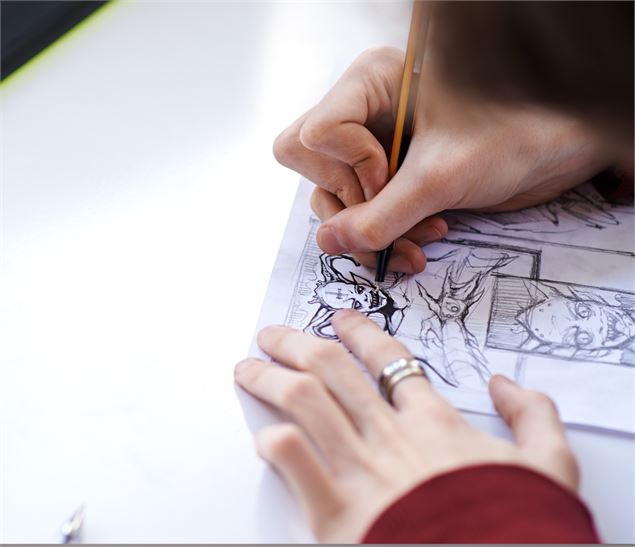 Dessin de BD - Média photo