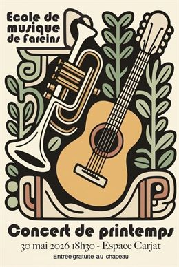 Concert par l'école de musique de Fareins