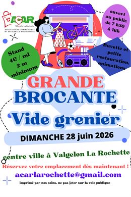 affiche brocante 2026