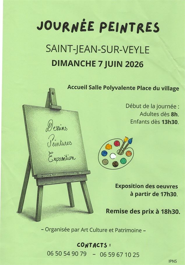 Affiche journée peintres - ACP